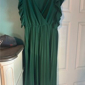SHEIN Deep Green Maxi Dress